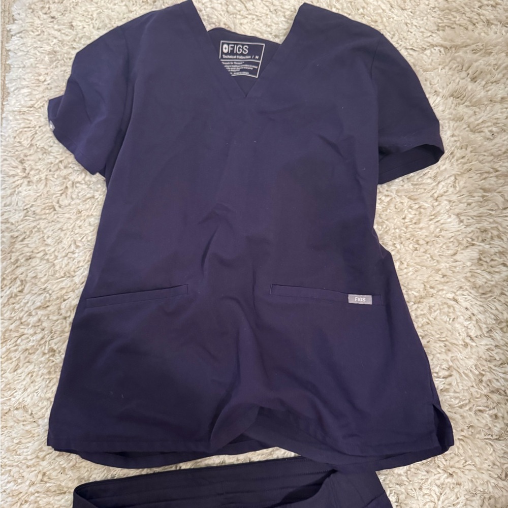 Figs Deep Blue Medical Scrub Set